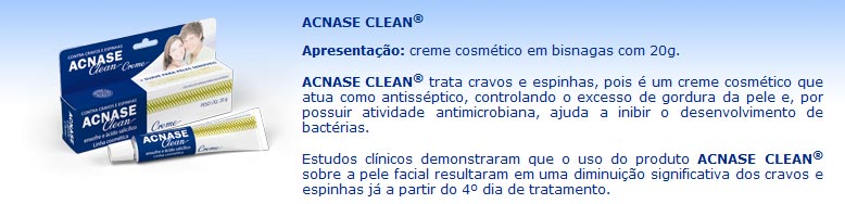 Pomada Acnase Clean.