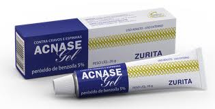 Acnase gel para tratamento de acne e espinhas.